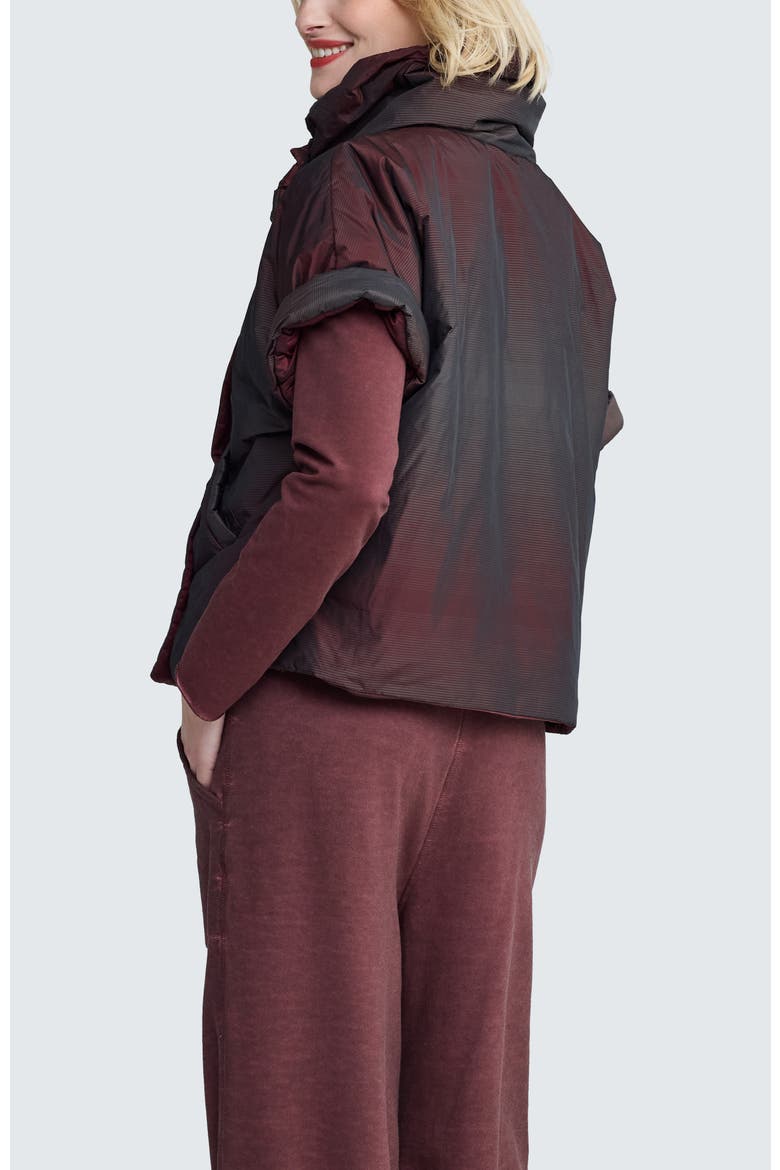 Stella Sculptural Cropped Jacket, Alternate, color, Mulberry