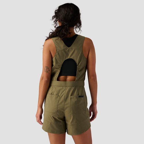 Backcountry Wasatch Ripstop Romper In Brown