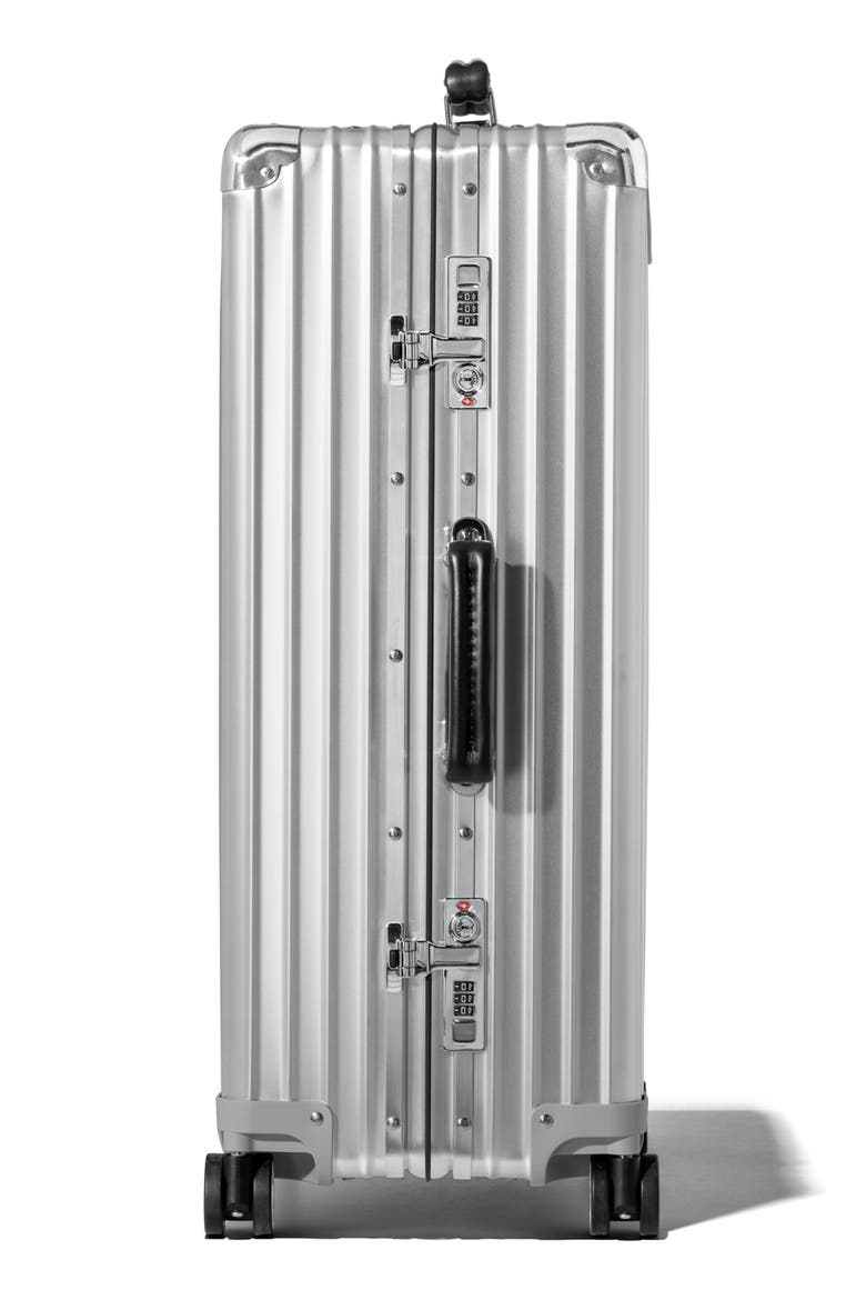 Classic Check-In Medium 27-Inch Wheeled Suitcase, Alternate, color, SILVER