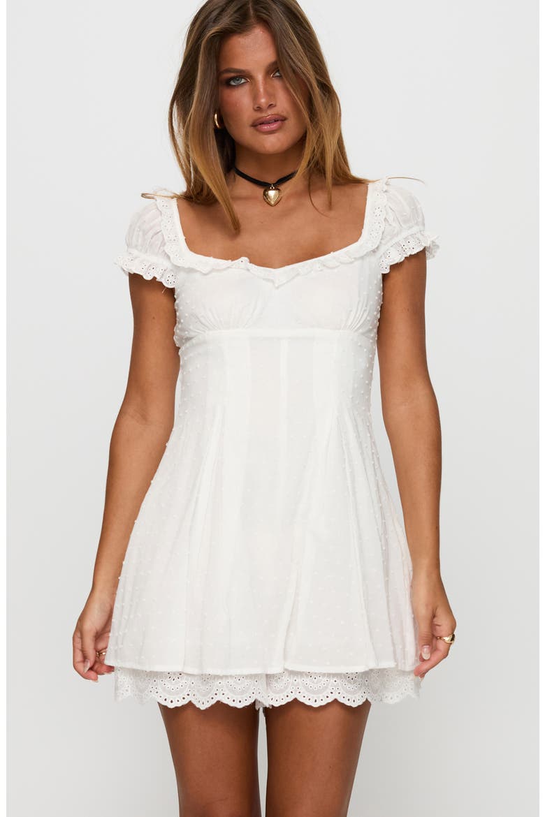 Want Your Love Minidress, Alternate, color, WHITE