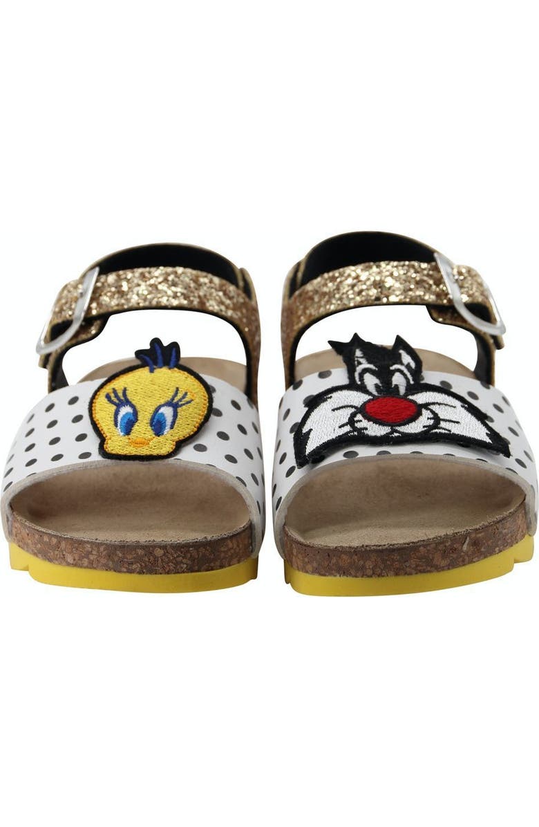 Master of Arts Looney Tunes Characters Sandals, Alternate, color, Yellow