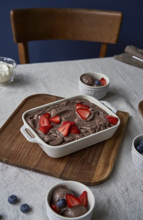 Staub Ceramic 2-pc Rectangular Baking Dish Set In White