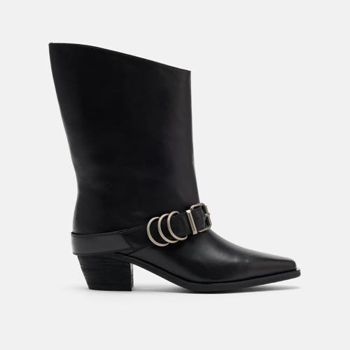 Marc Nolan Donna Moto Ankle Boots In Black