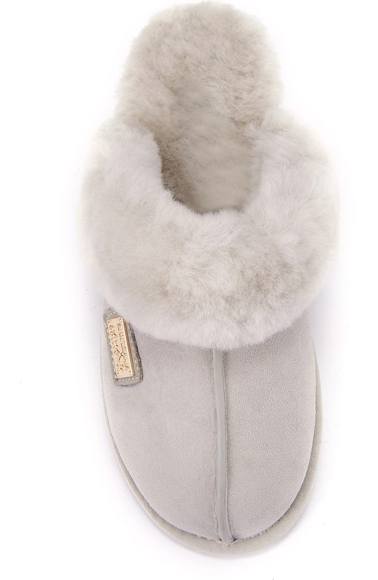 Australia Luxe Collective Genuine Shearling Mule Slipper, Alternate, color, Ice Gray