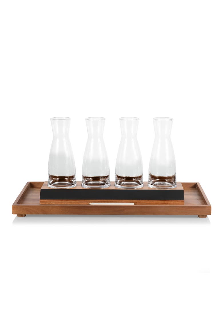 Cava Wine Tasting Set, Main, color, BROWN