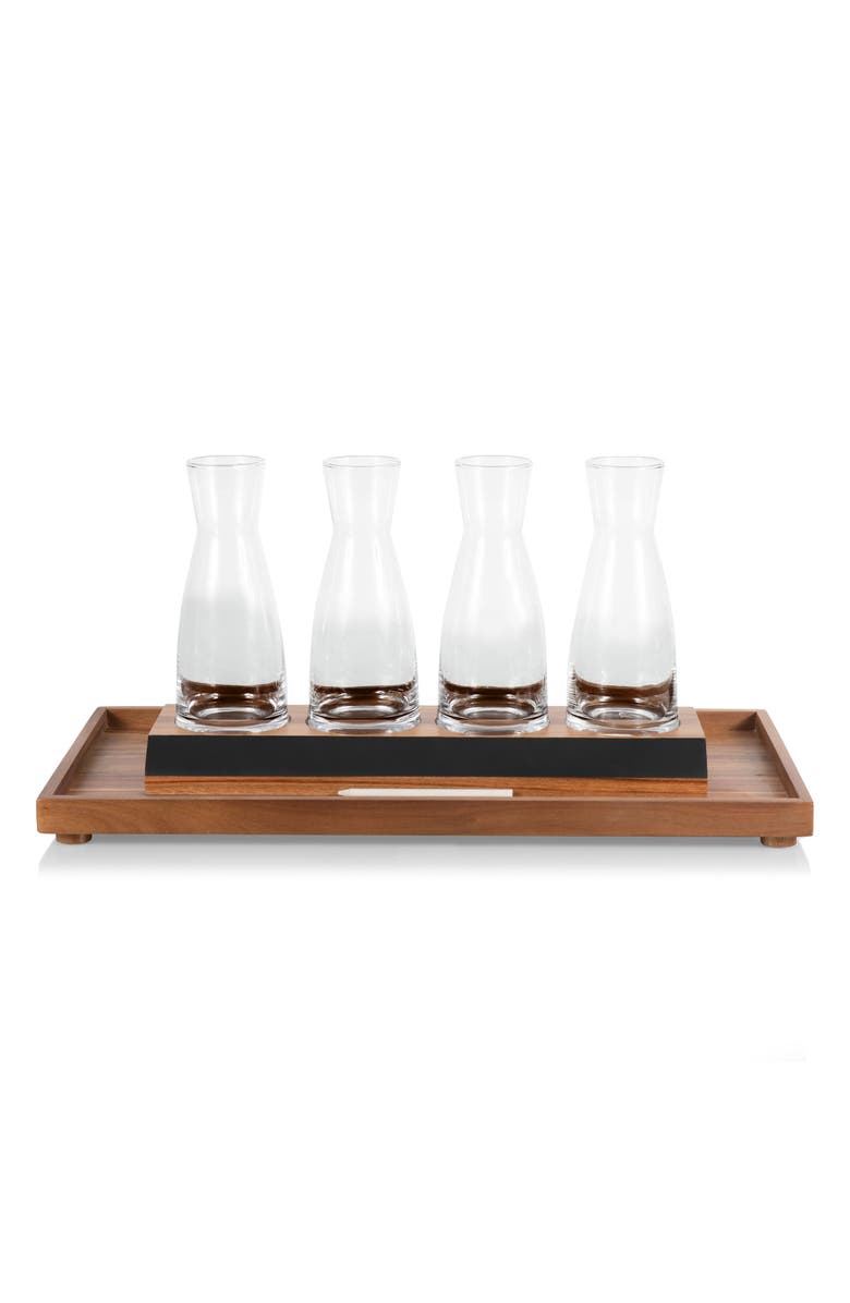 Picnic Time Cava Wine Tasting Set, Main, color, Brown