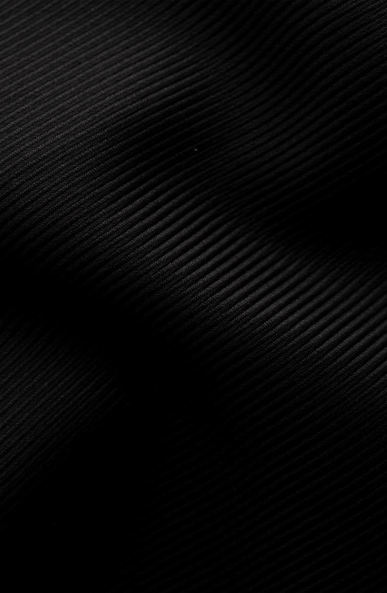 Eton Contemporary Fit Diagonal Weave Dress Shirt, Alternate, color, Black