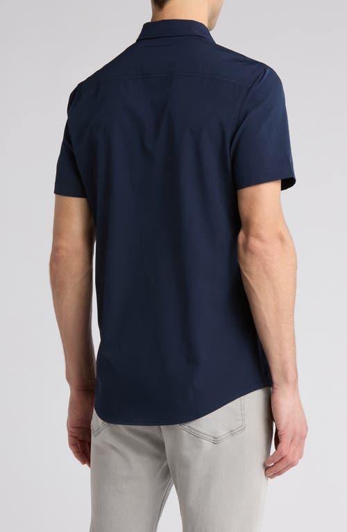 14TH & UNION 14TH & UNION SHORT SLEEVE BUTTON-UP SHIRT