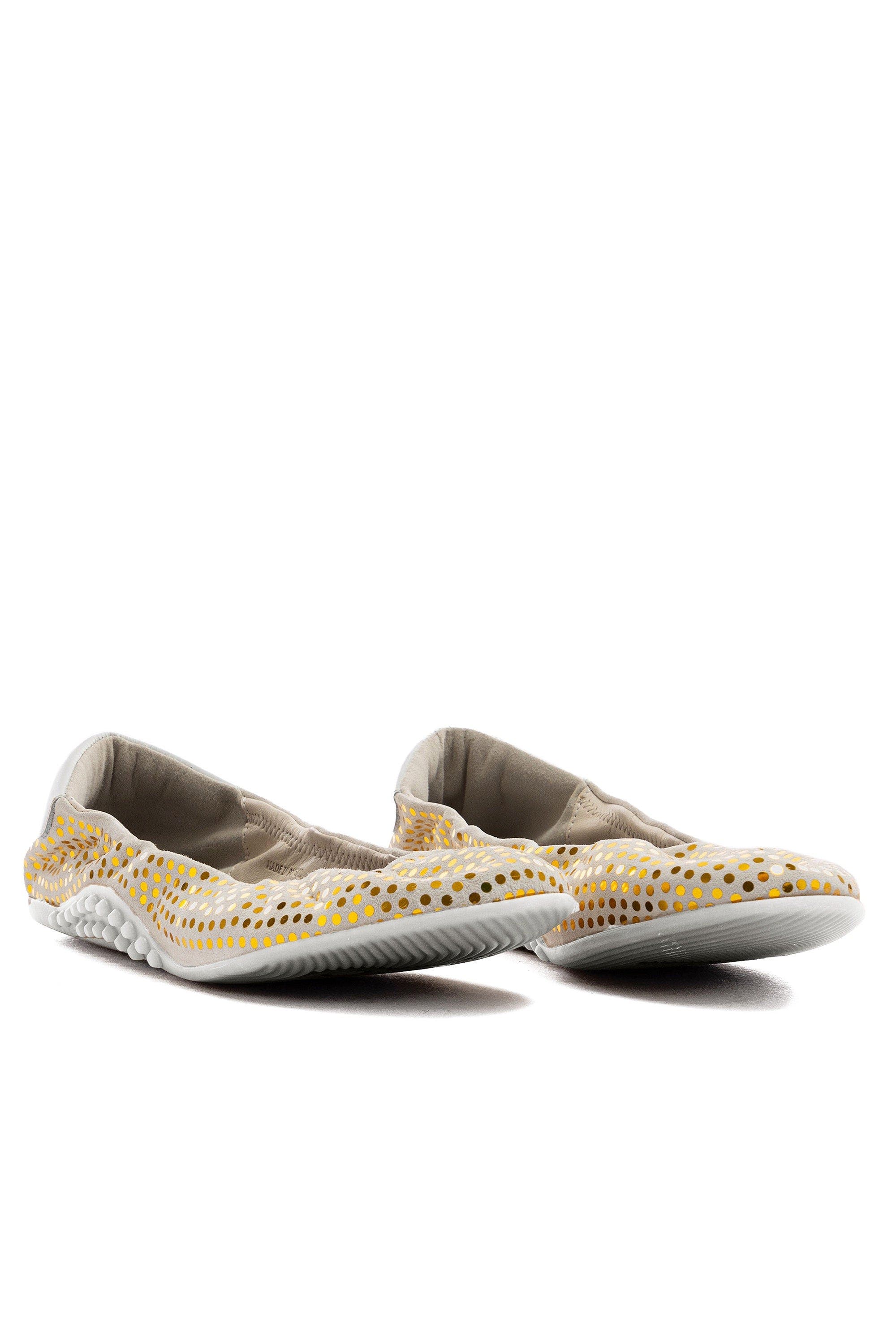 P448 Stella Paillettes Ballet Flat, Alternate, color, Gold/White