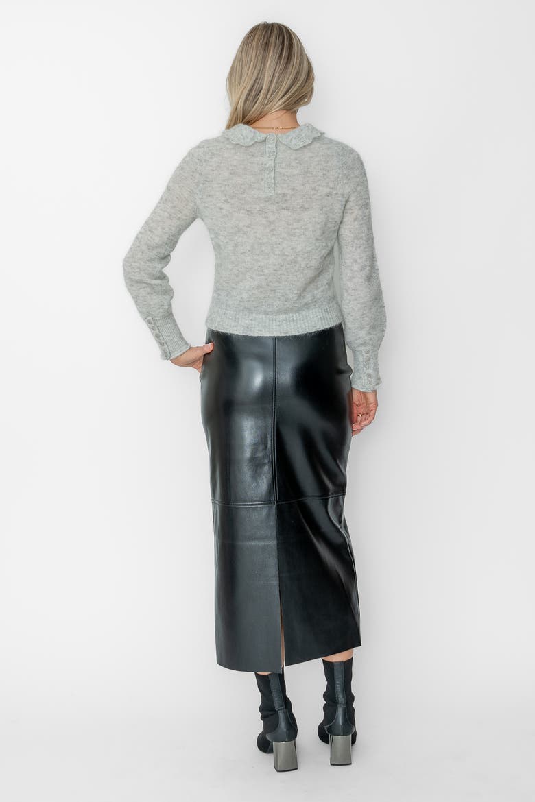 Allie Sweater, Alternate, color, Heather Grey