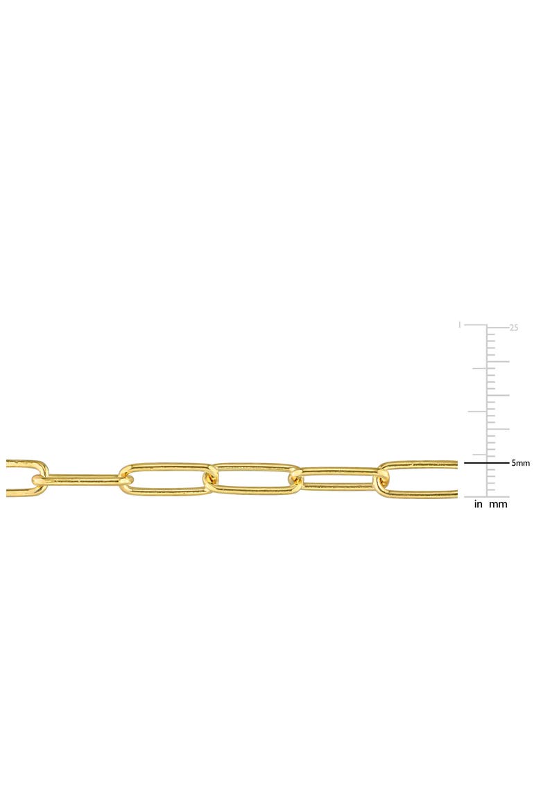 Men's Paper Clip Chain Bracelet, Alternate, color, YELLOW