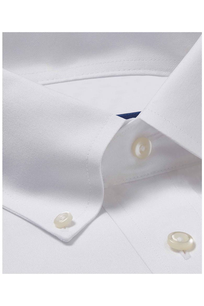 Regular Fit Pinpoint Oxford Non-Iron Dress Shirt, Alternate, color, WHITE