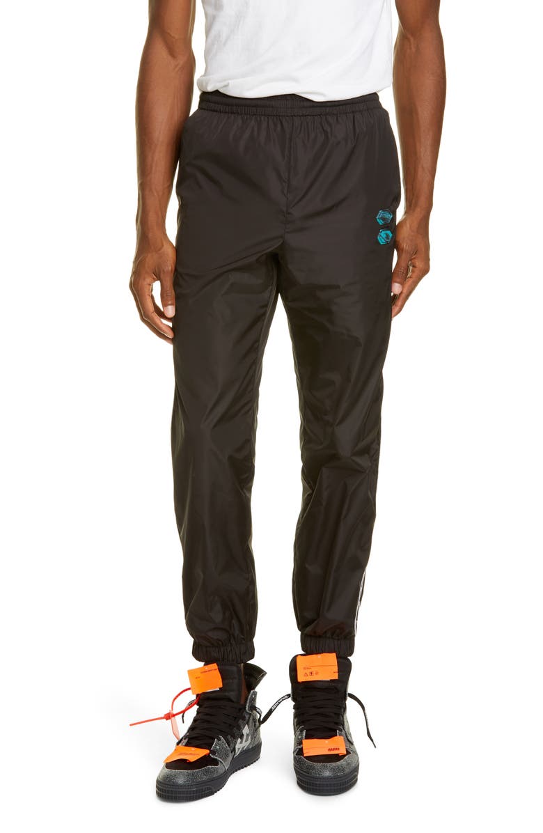 Off-White Arrow Tape Track Pants, Main, color,