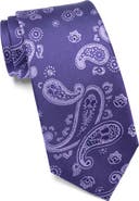 Duchamp Paisley Jacquard Silk Tie