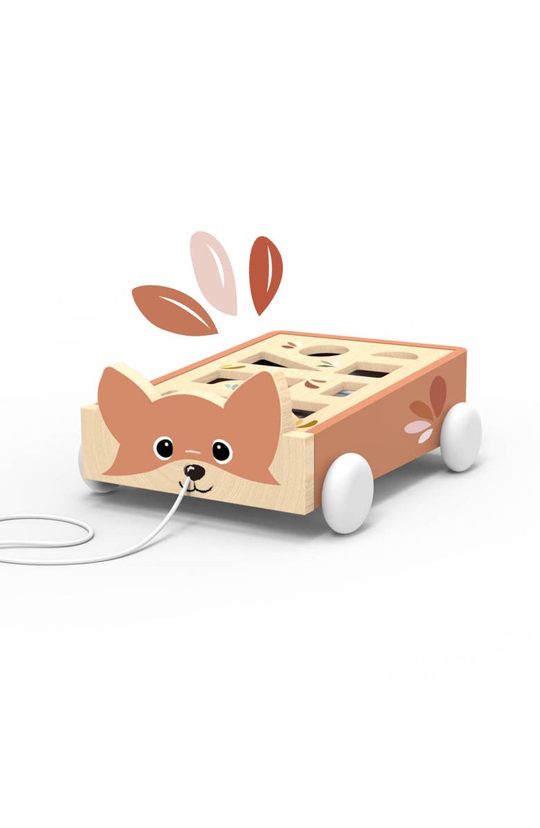 Speedy Monkey Fox Blocks Cart, Main, color, Multi