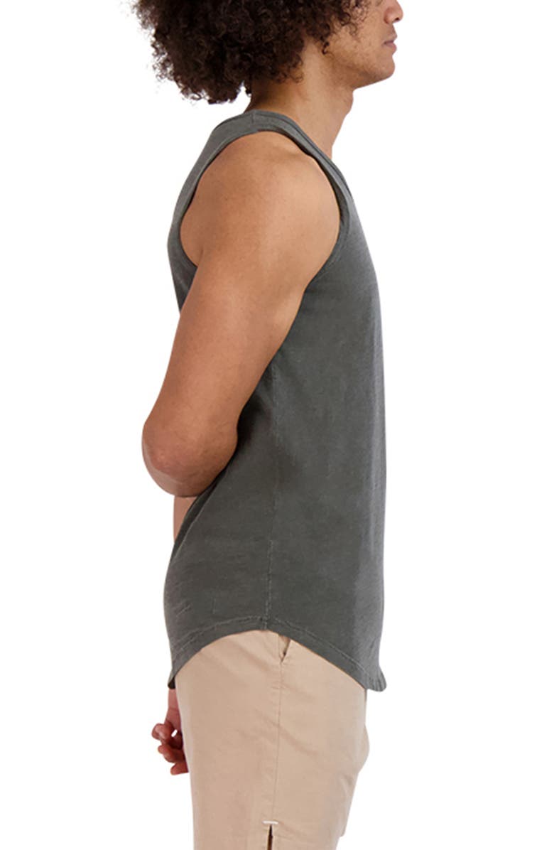 Goodlife Sunfaded Slub Scallop Tank Top, Alternate, color, 