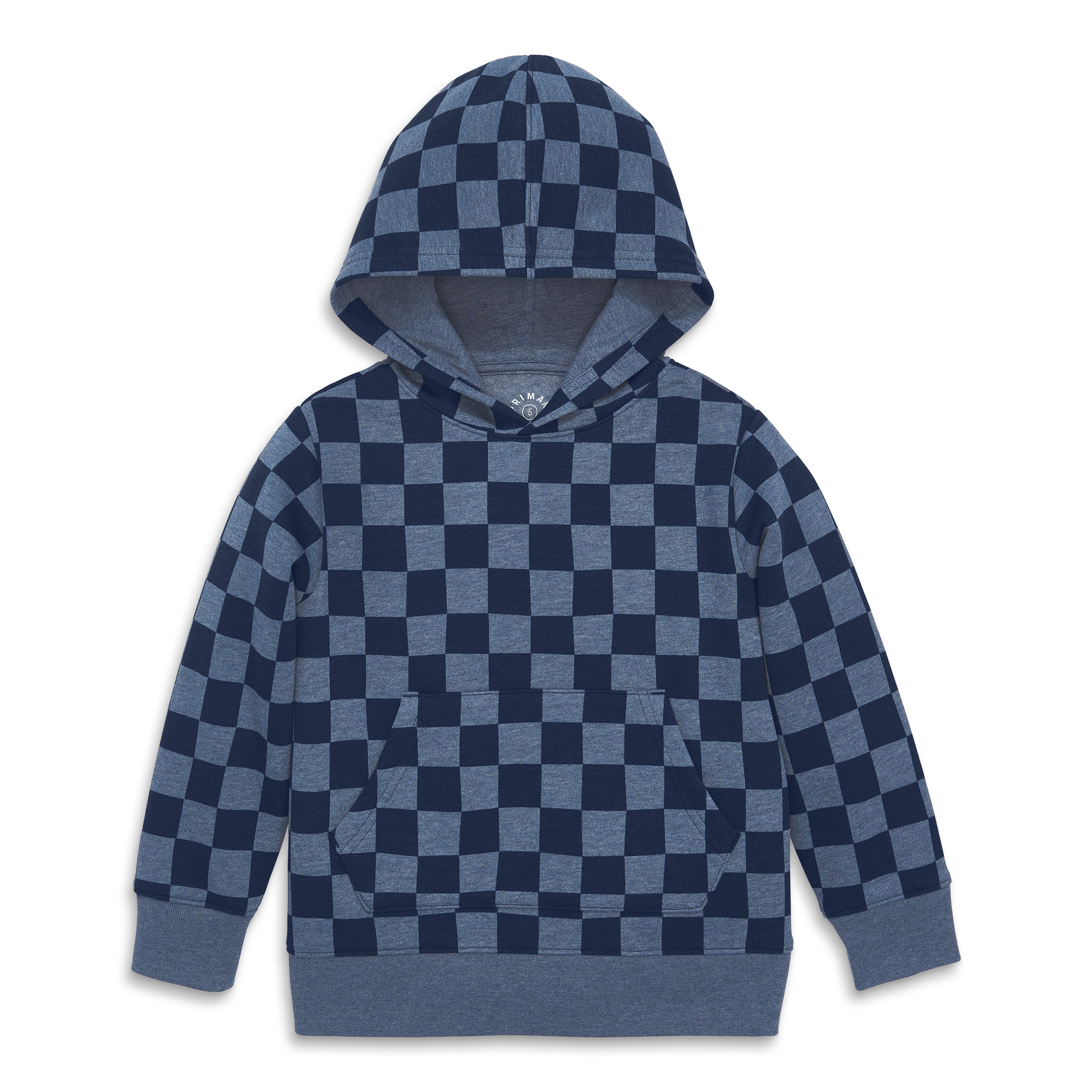 selected Heather Navy Checks