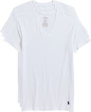 Polo Ralph Lauren 3-Pack V-Neck Cotton T-Shirts