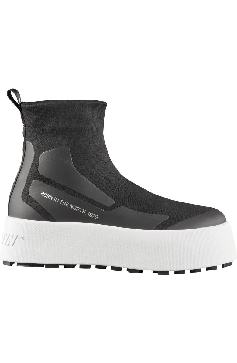 Baffin Elba Platform Winter Bootie, Alternate, color, Black/ White