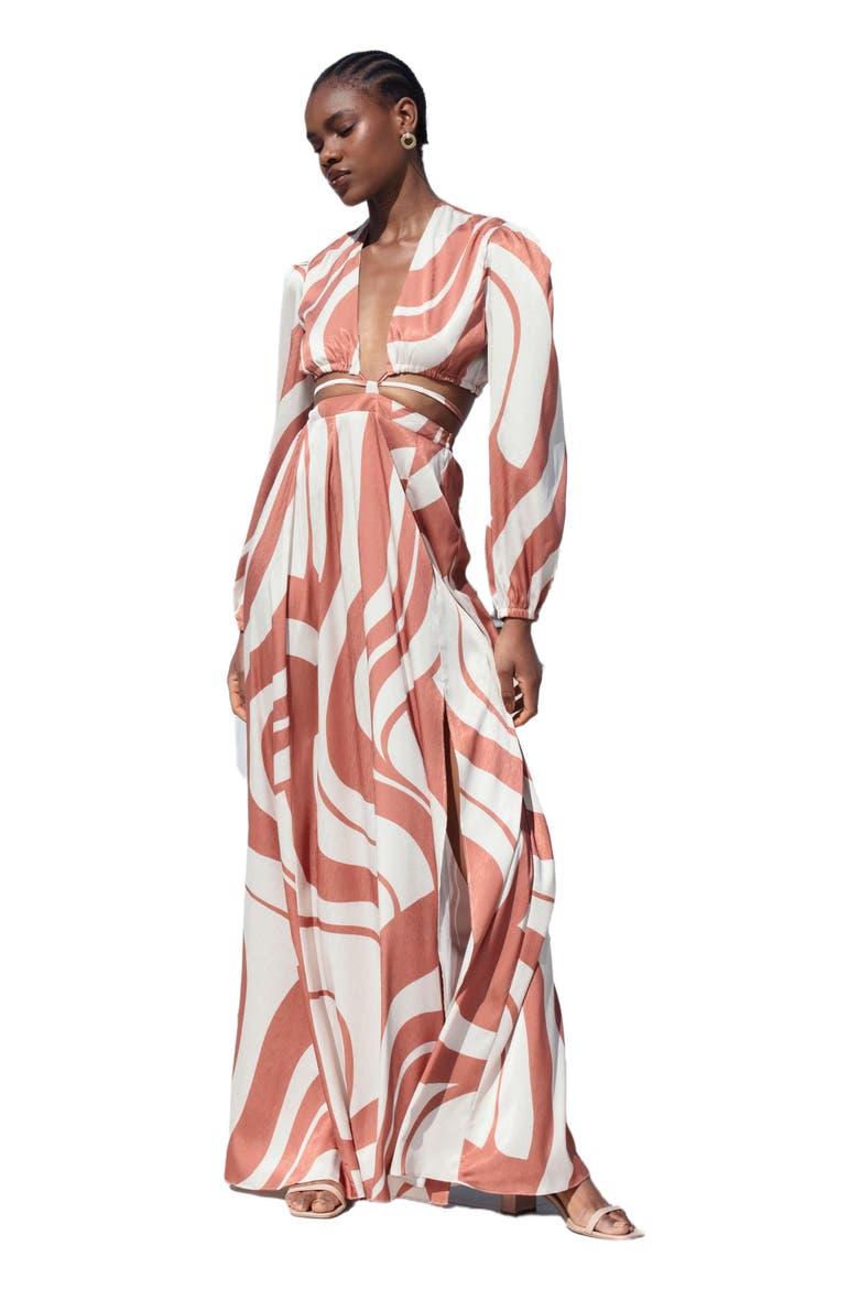 Amal Dress, Alternate, color, Luze Rust
