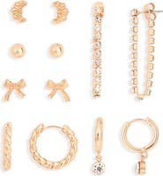 BP. Set of 6 Assorted Earrings & Ceramic Tray