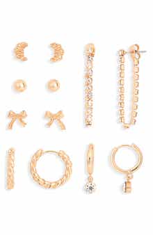 BP. Set of 6 Assorted Earrings & Ceramic Tray