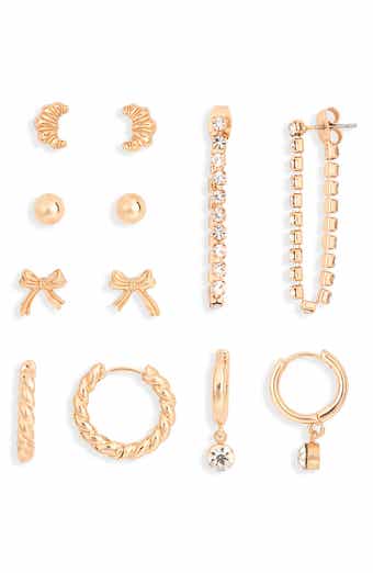 BP. Set of 6 Assorted Earrings & Ceramic Tray