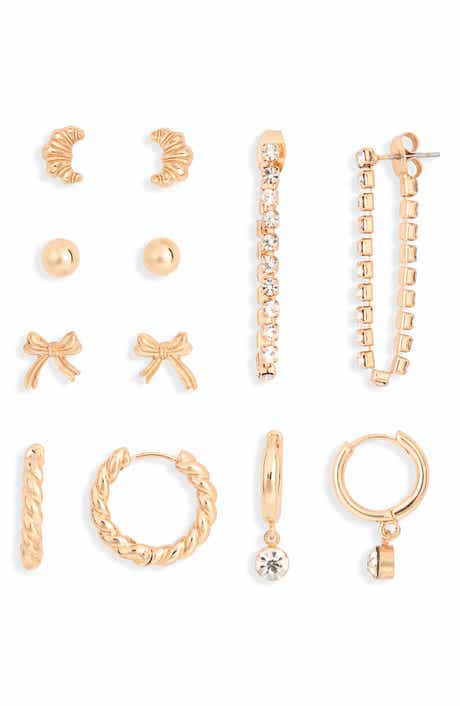 BP. Set of 6 Assorted Earrings & Ceramic Tray