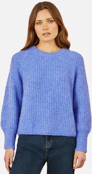 Yumi Long Sleeve Crew Neck Relaxed Fit Jumper