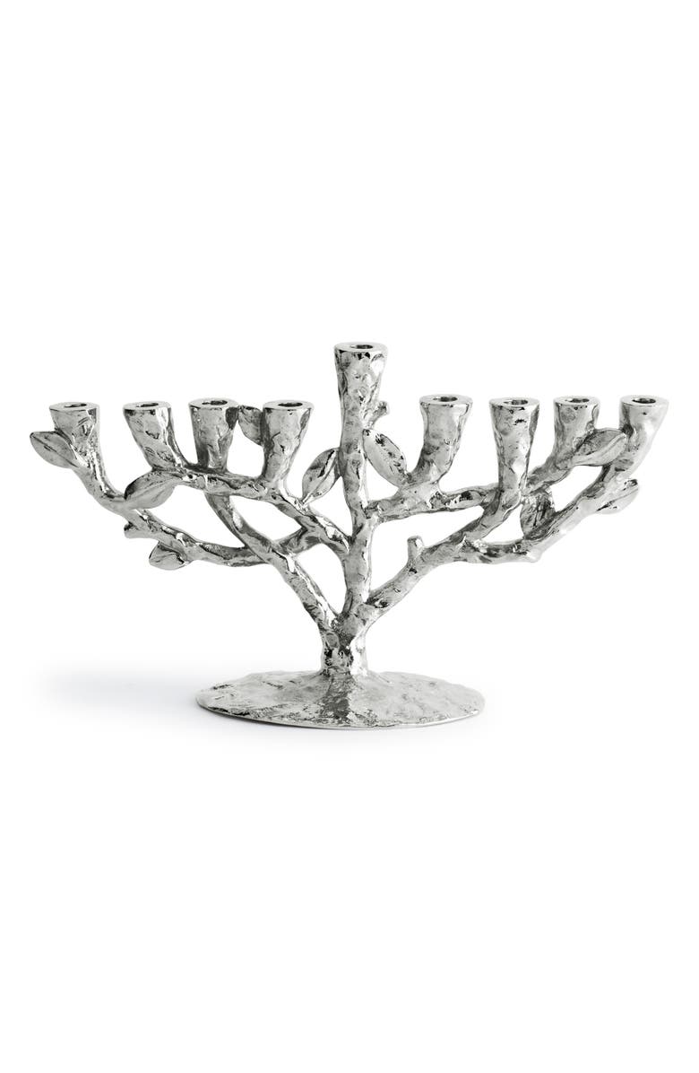 Michael Aram Tree of Life Small Menorah, Main, color, Silver