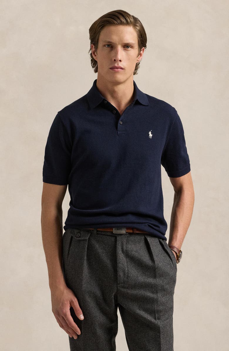 Polo Ralph Lauren Regular Fit Cotton Polo Sweater, Alternate, color, 