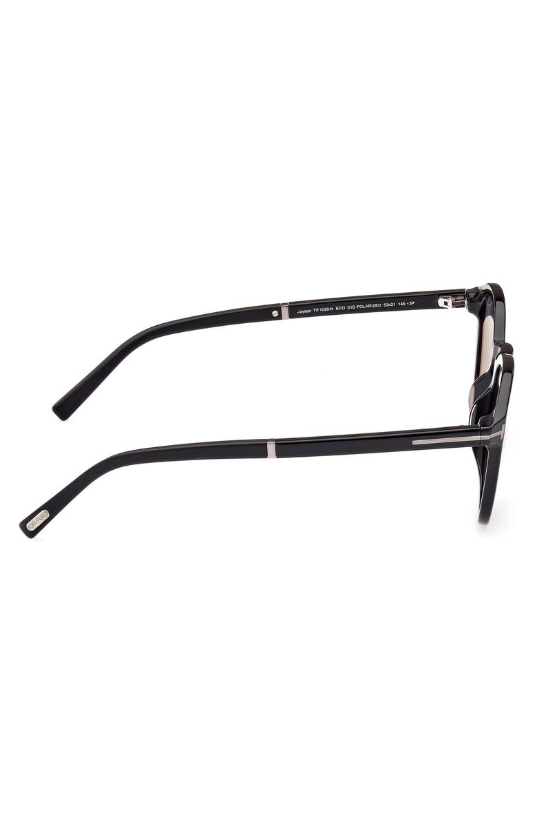 TOM FORD Jayson 52mm Polarized Square Sunglasses, Alternate, color,