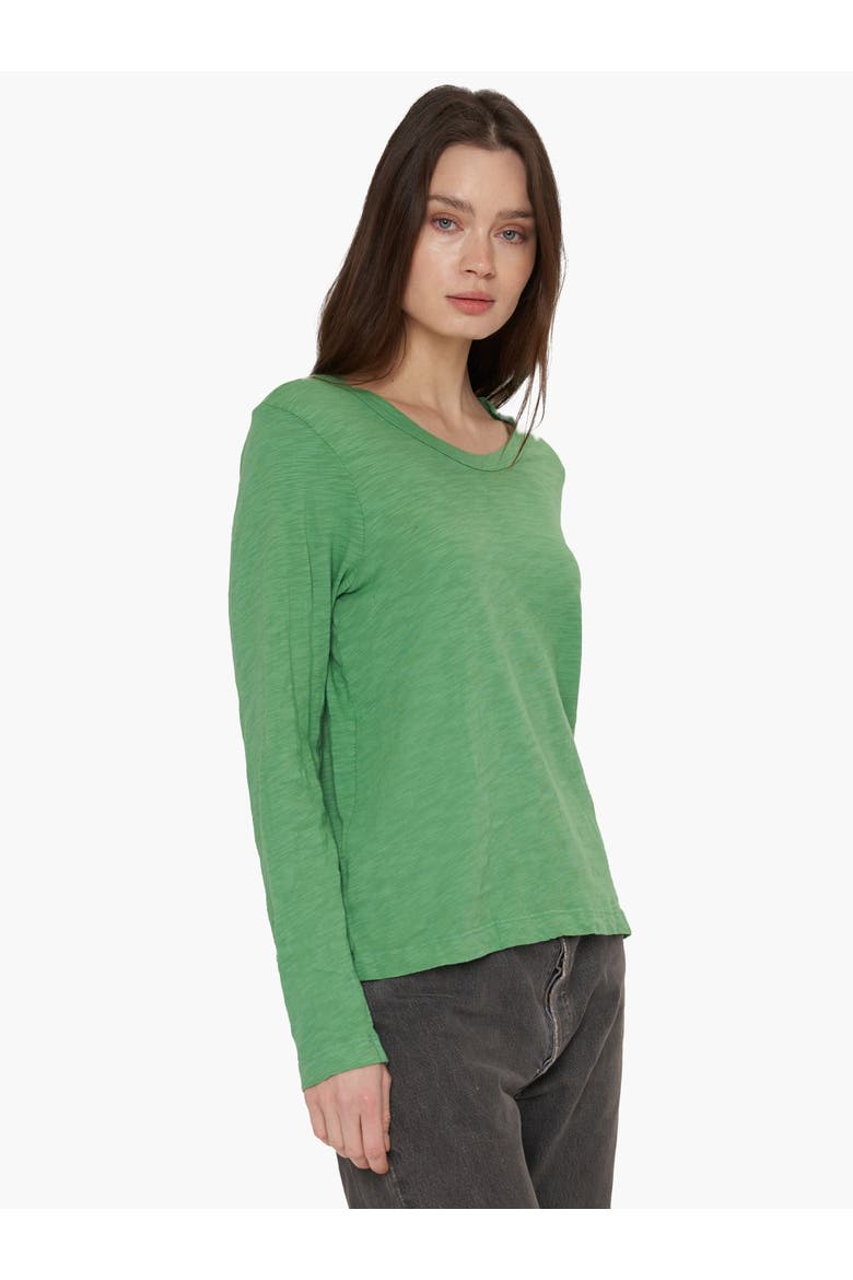 Baby Fit Long Sleeve Shrunken Crew Top, Alternate, color, Midnight