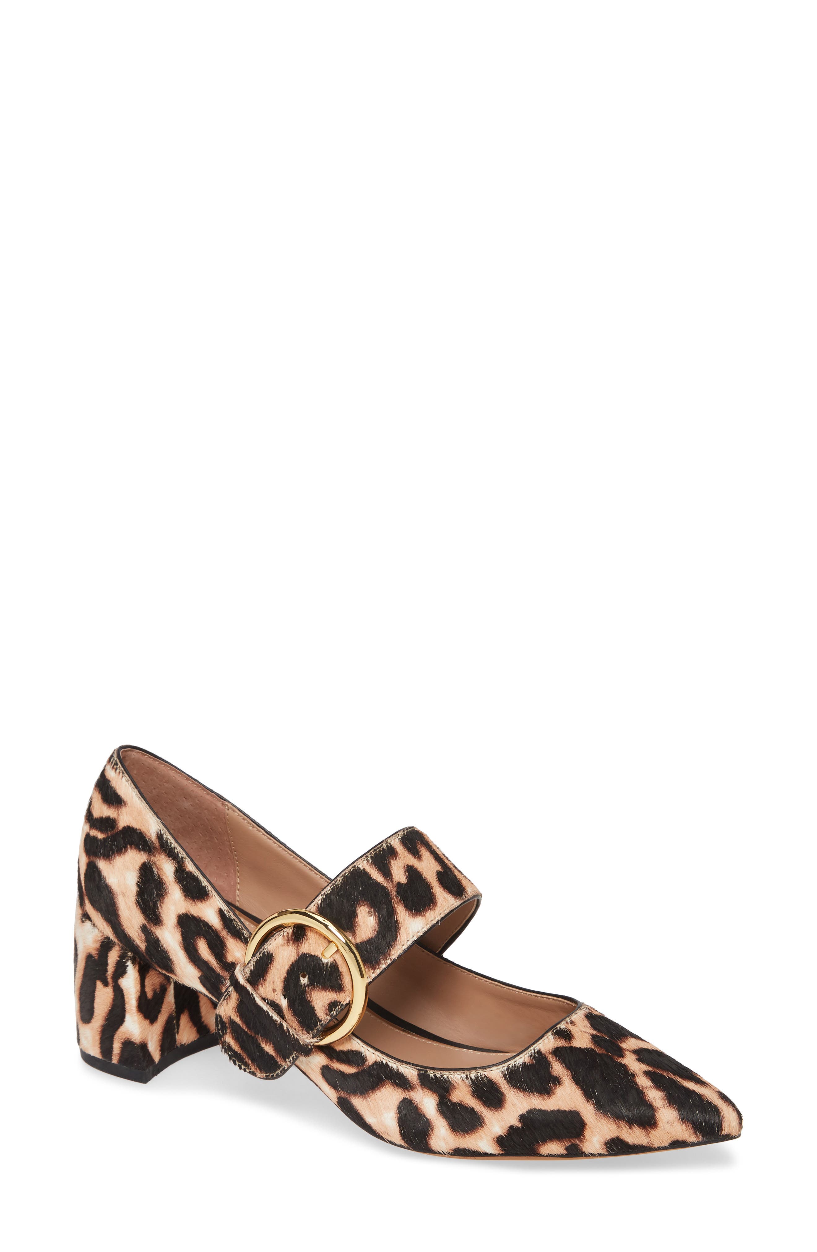 Burton Mary Jane Pump, Main, color, NUDE/ BLACK CALF HAIR
