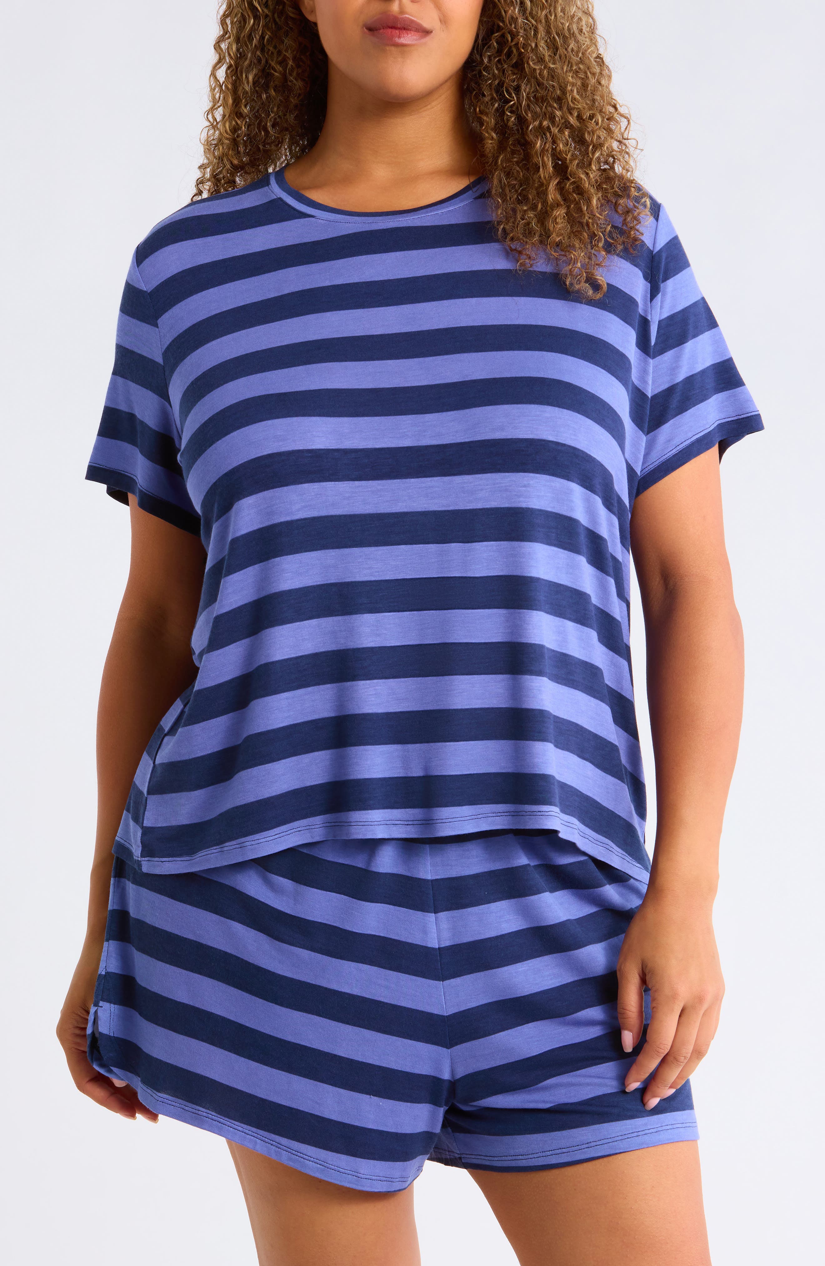 NAVY PREPPIE STRIPE