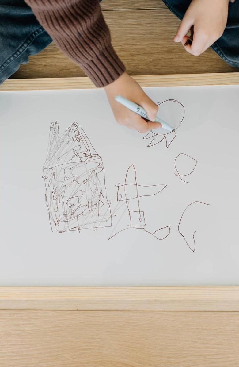 BROOKLYN NEUTRAL Magnetic Whiteboard, Alternate, color, White