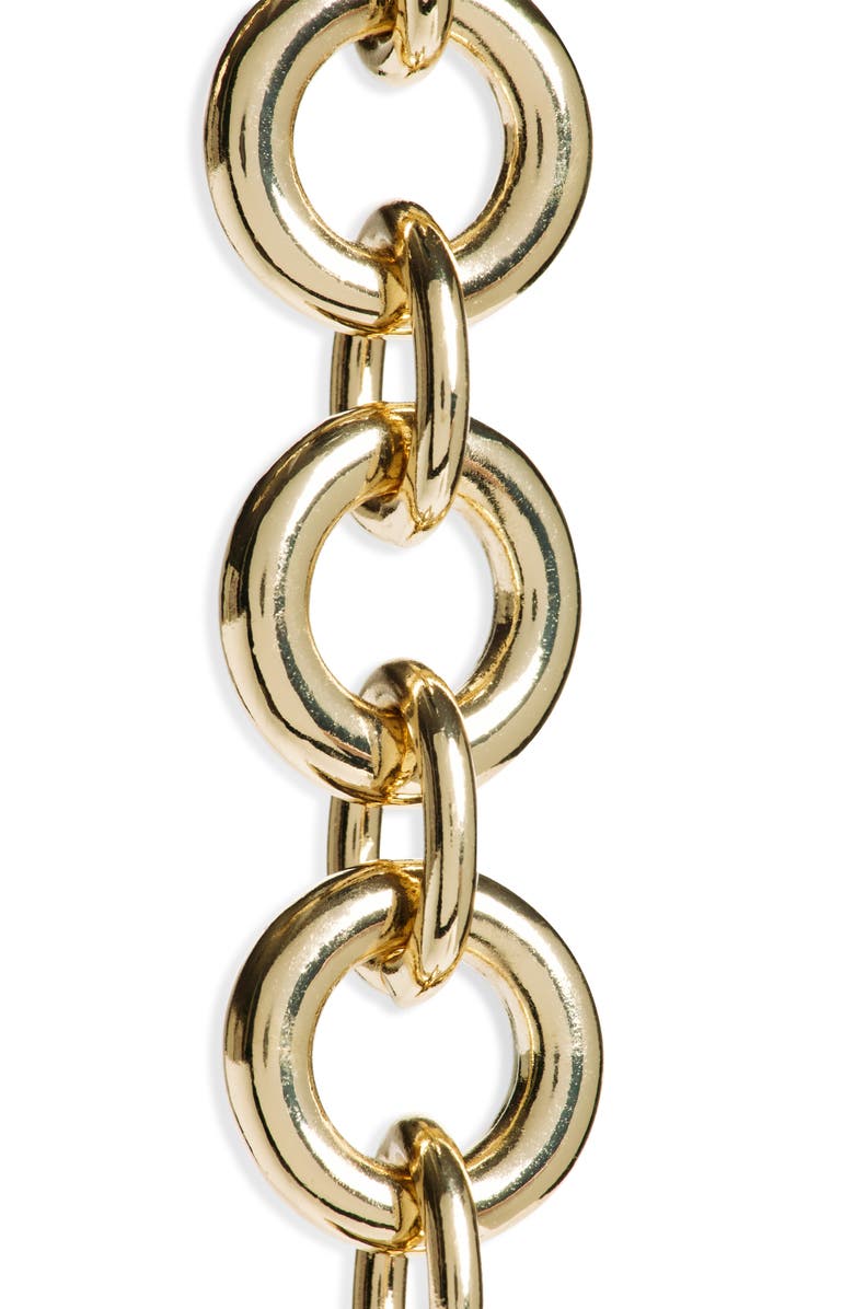 Lele Sadoughi Layered Chain Belt, Alternate, color, Gold