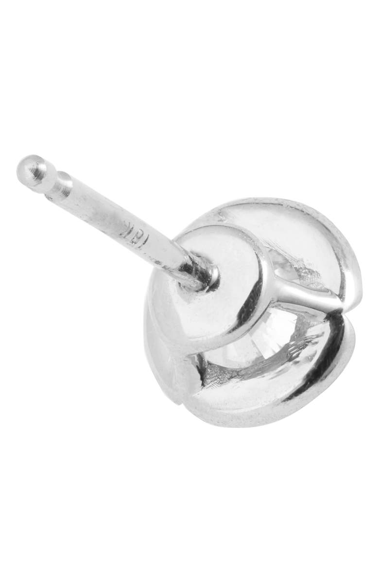 Bony Levy Large Bezel Diamond Stud Earrings, Alternate, color, White Gold/ Diamond