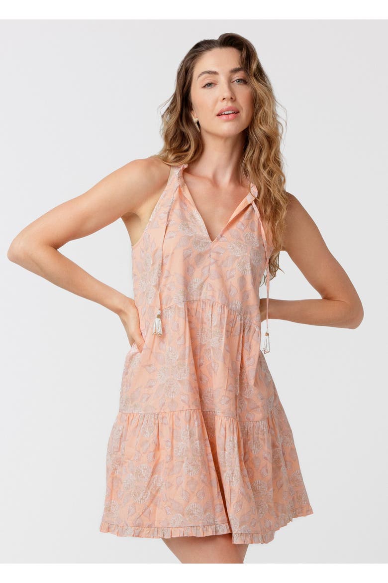 Sleeveless Tiered Dress, Main, color, Coast