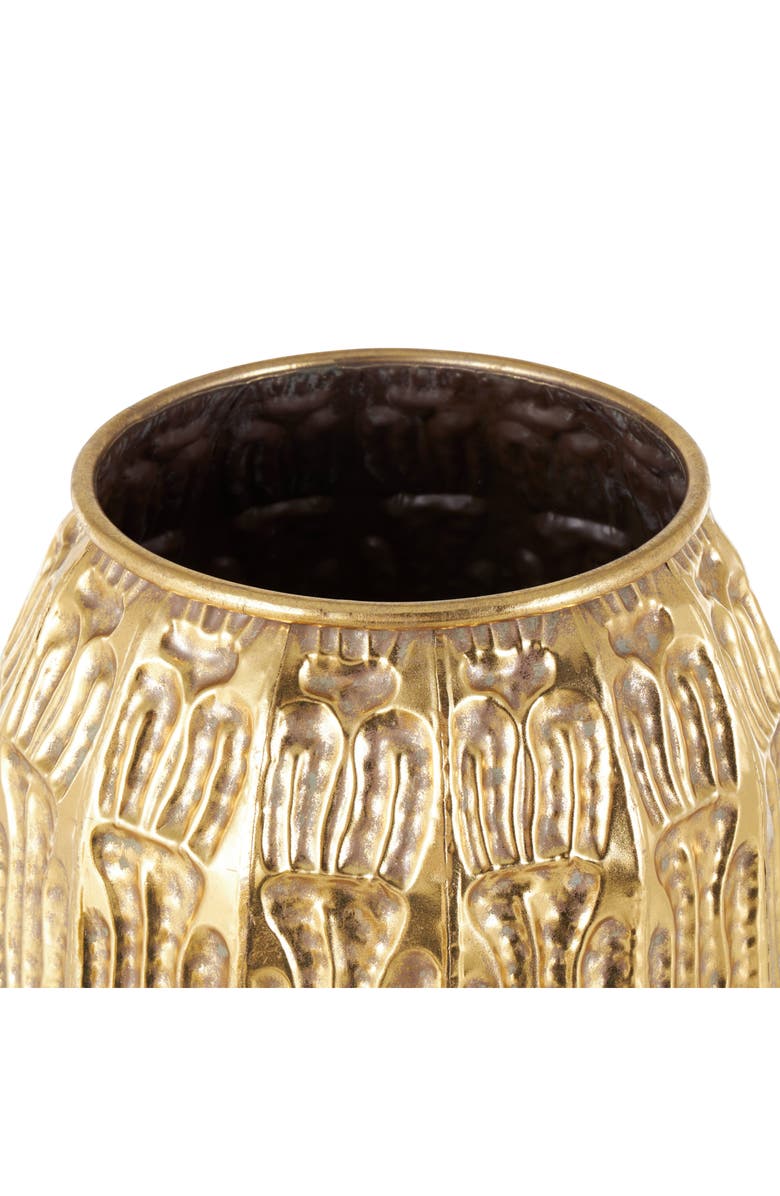 VIVIAN LUNE HOME Gold Metal Vase Set, Alternate, color,