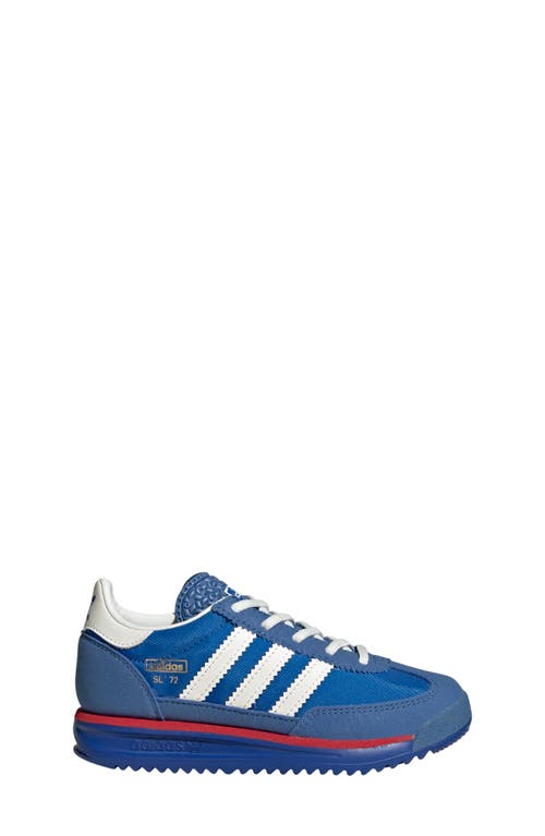 Adidas Originals Big Kids Blue Sl 72 Rs Sneakers In Blue/white/better Scarlet