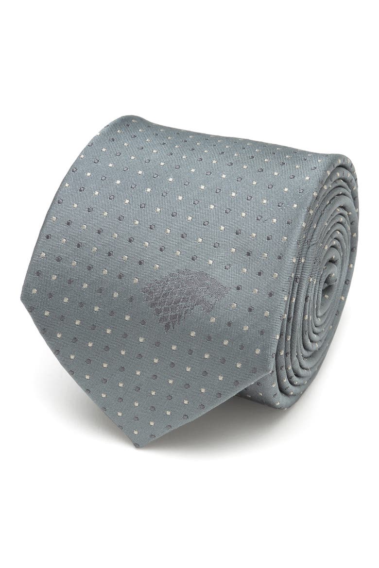 Stark Dire Wolf Sigil Silk Tie, Alternate, color, GREEN