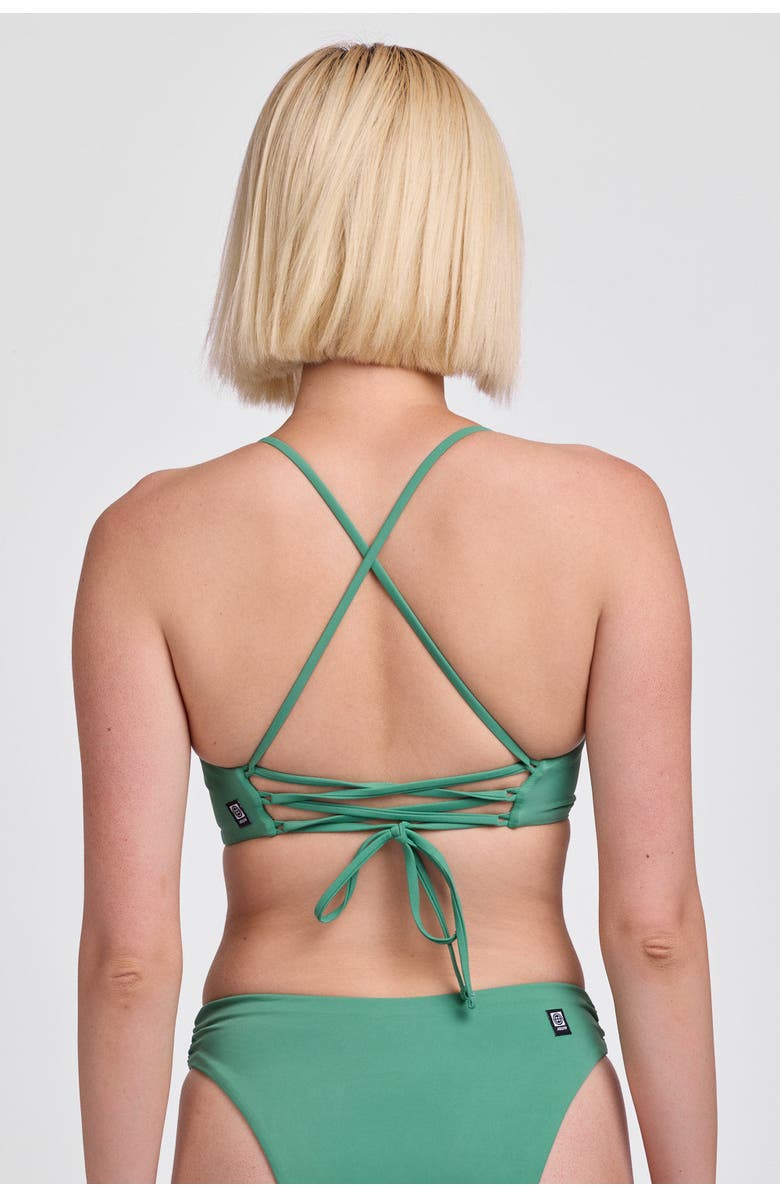 JOLYN Eliana Bikini Top, Alternate, color, Kale