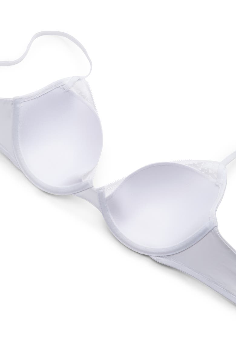 On Gossamer Sleek & Lace Underwire Demi Bra, Alternate, color, 