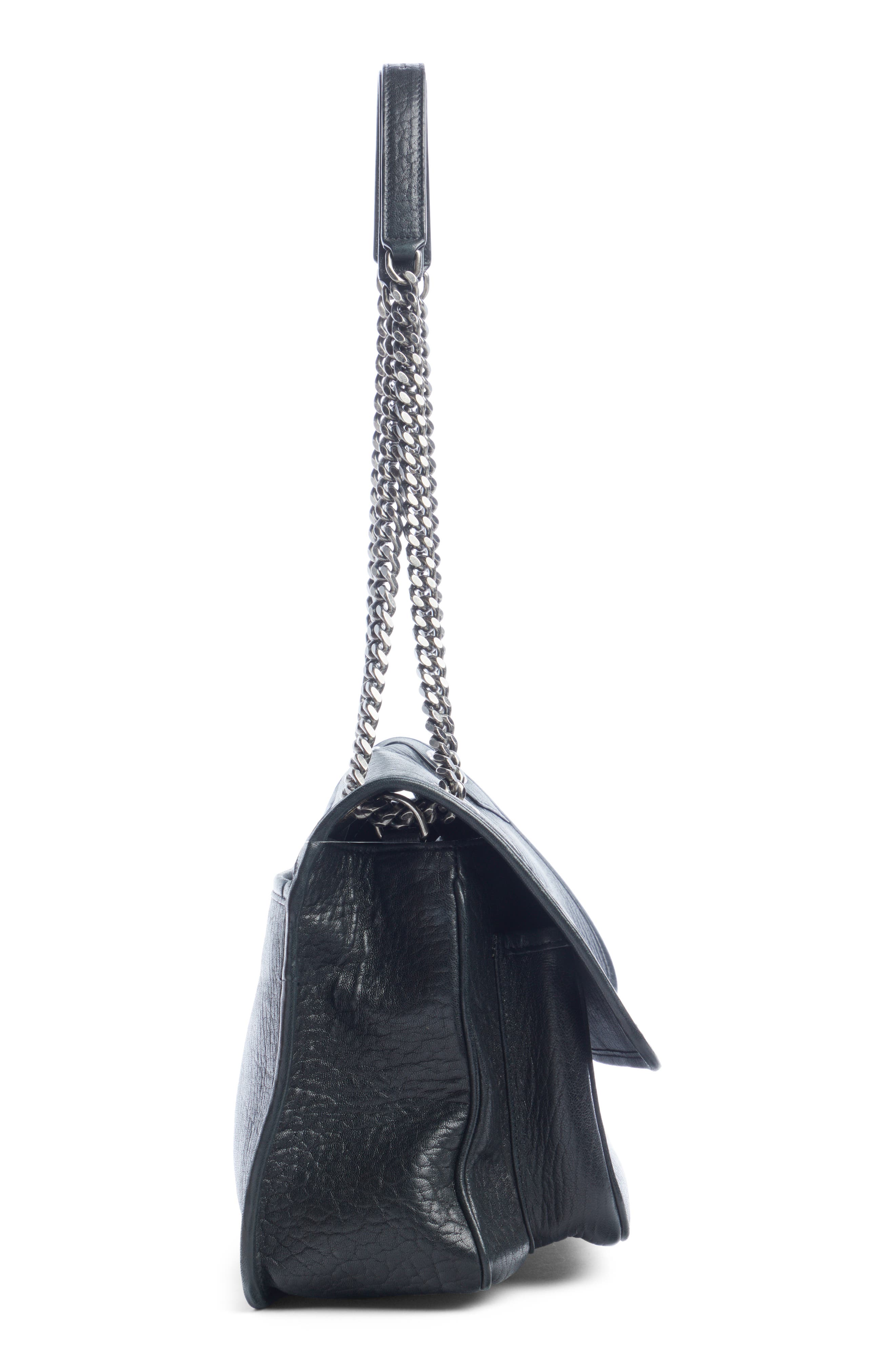 Saint Laurent Medium Niki Leather Shoulder Bag, Alternate, color, 