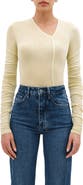 Marcella Bushwick Semisheer Jersey Top