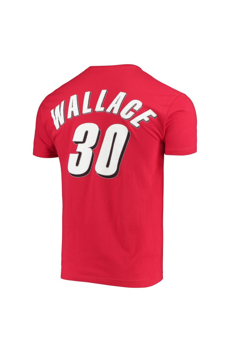 Mitchell & Ness Men's Mitchell & Ness Rasheed Wallace Red Portland Trail Blazers Hardwood Classics Player Name & Number T-Shirt, Alternate, color, 