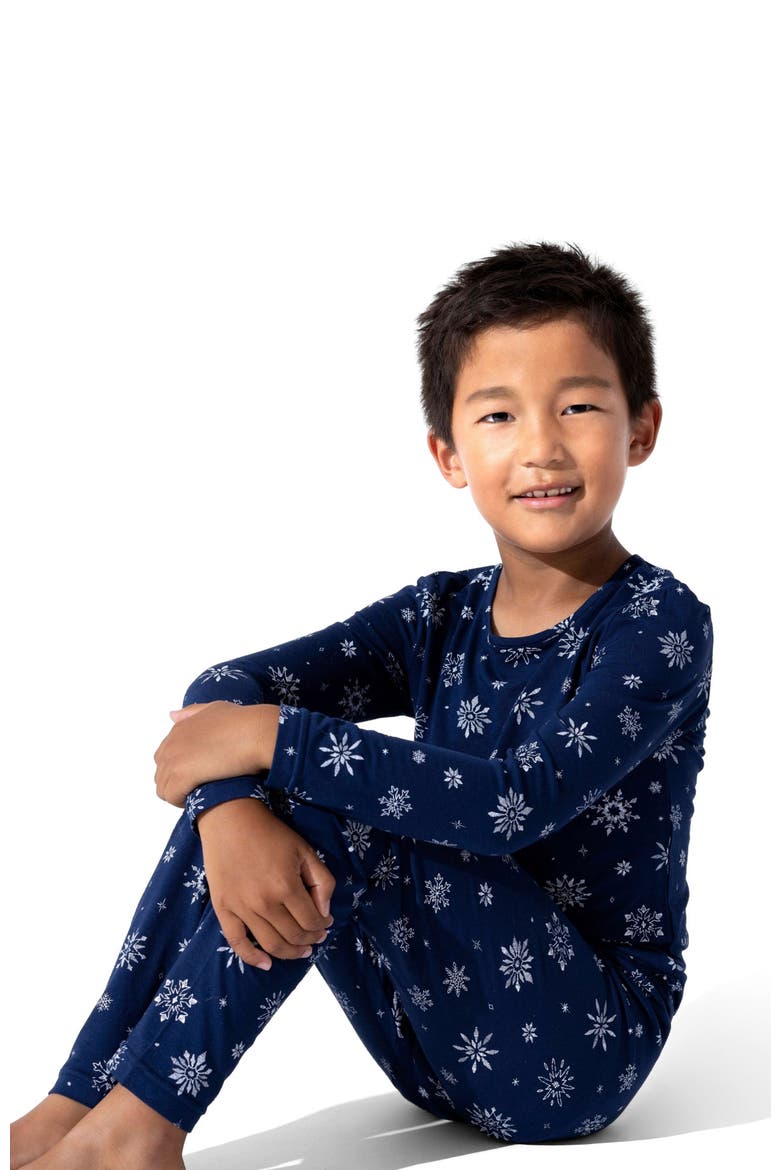 Kids' Snowflake Set of 2 Piece Pajamas, Alternate, color, Snowflake