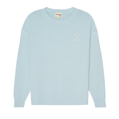 Riley Crewneck Sweater - Golf Stacked