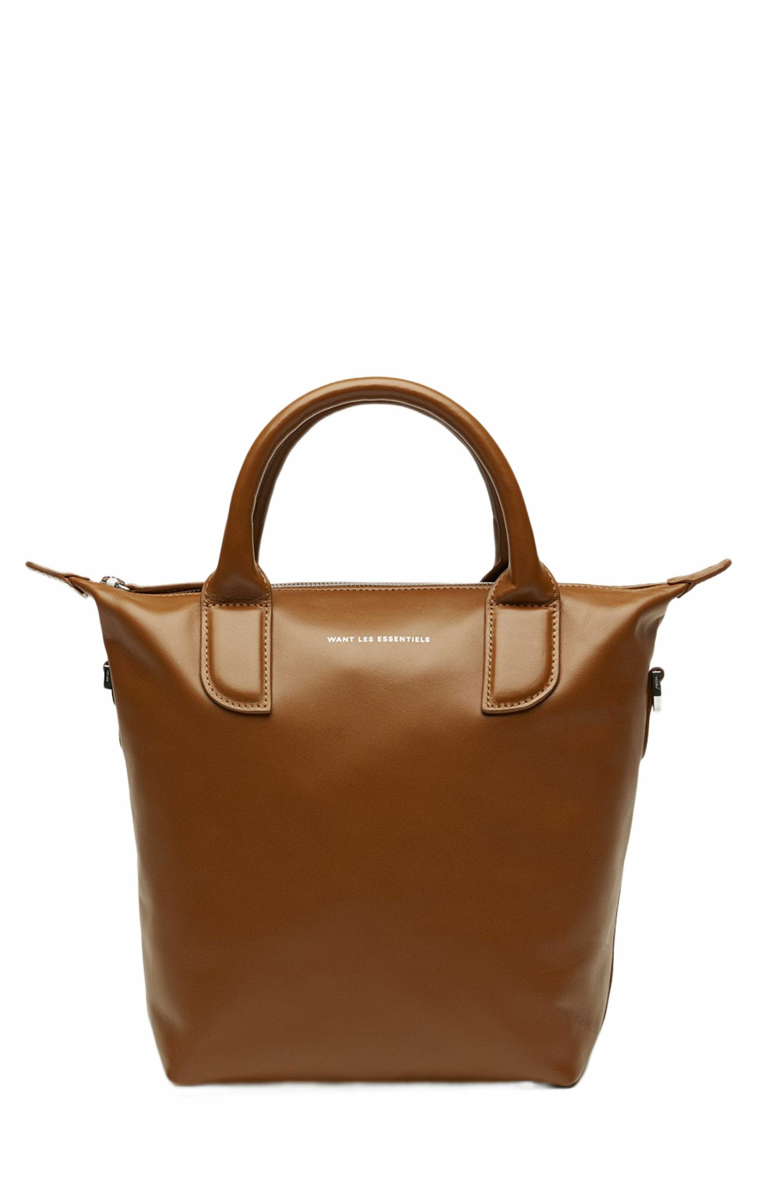 Want Les Essentiels Petit O'Hare Smooth Leather Tote, Main, color, Cuero